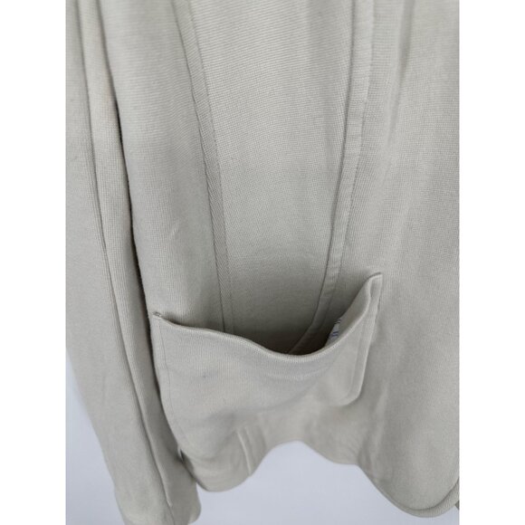 Lands End Womens Beige Blazer Jacket Size 10 - Picture 2 of 8